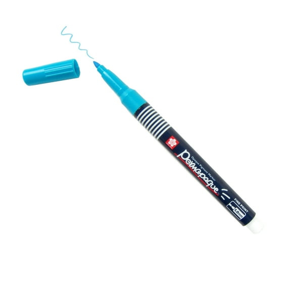 Sakura Permapaque Fine Point Opaque Paint Marker, Sky Blue
