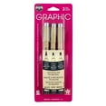 thumbnail image 1 of Sakura Pigma Graphic Pen Set, 3-Pens, Black, 1 of 2