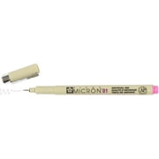 Sakura Pigma Micron Archival Pen - Medium Point (.25 mm) - Rose Ink Pen, Sold Individually