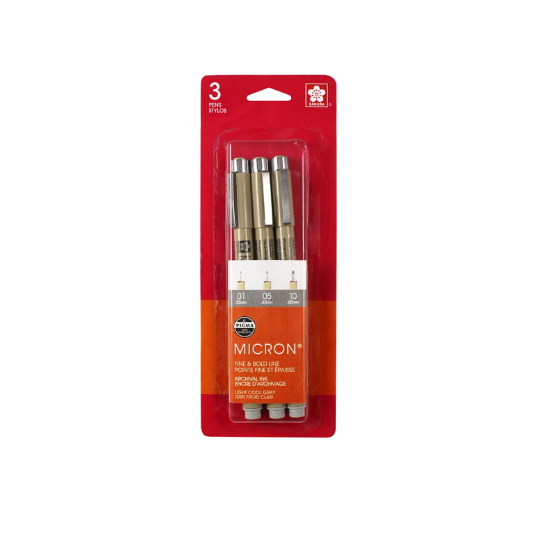 Art supplies review: Inktober haul - Sakura Pigma Micron fineliner pens,  the full box 