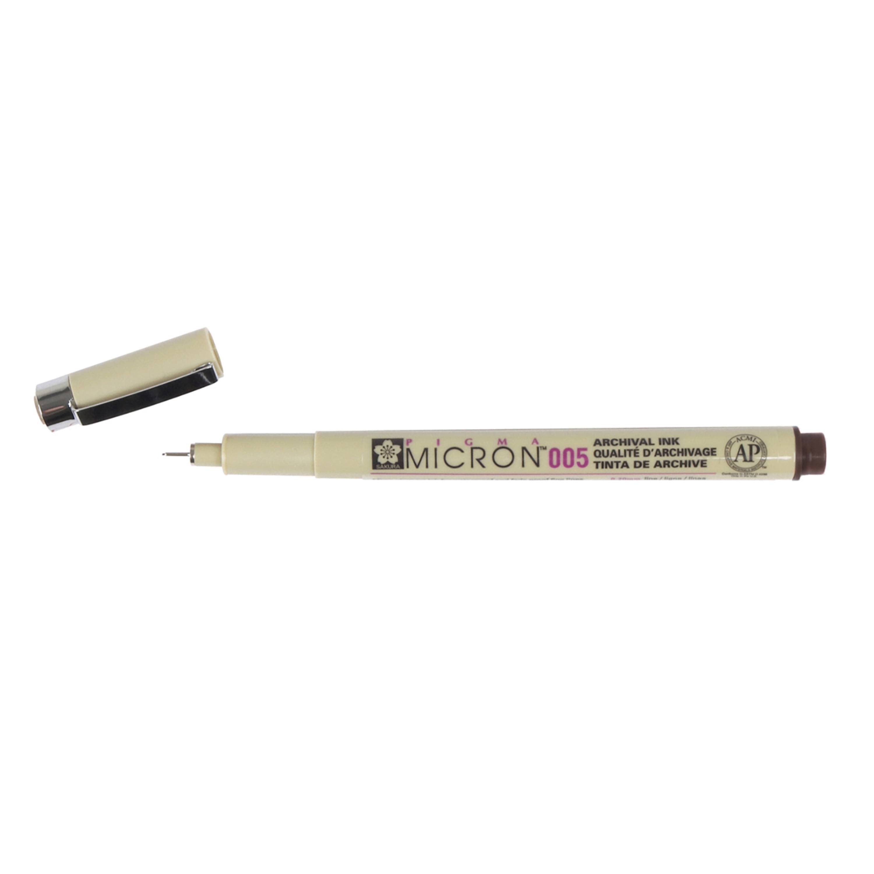 005 (.20mm) Pigma Micron Pen 3 Pack - Black