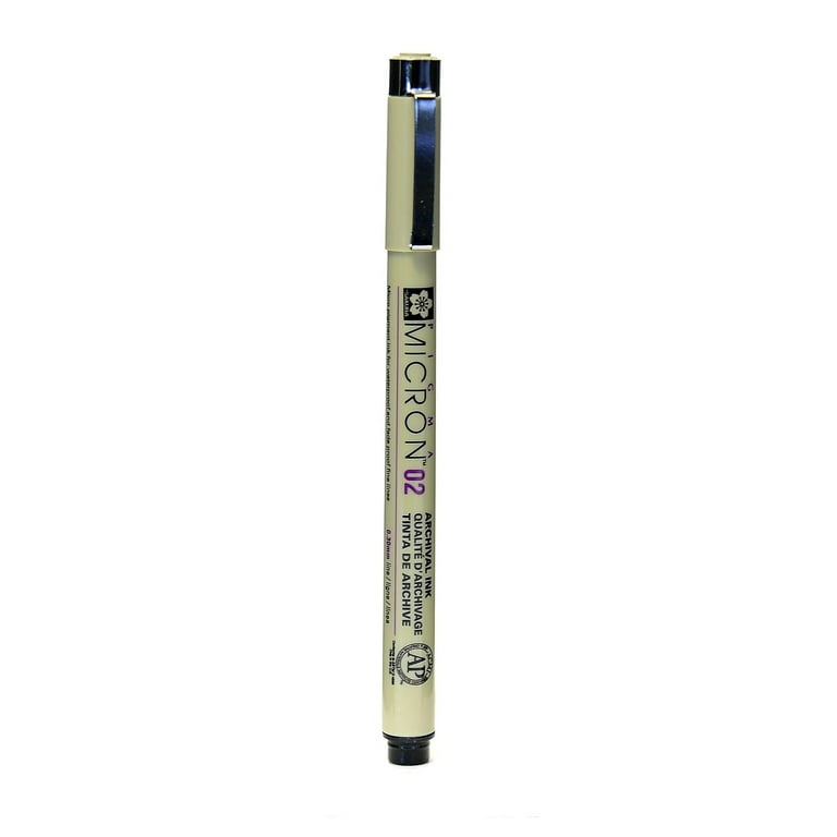 Sakura of America Pigma Micron Pen - Ultra Fine Point - 0.30 mm - Tan Barrel - Black Ink