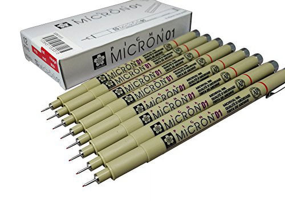 Zentangle Pigma Micron Pen 12pc Set - Meininger Art Supply