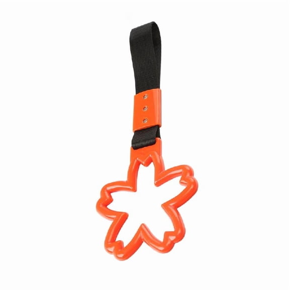 Sakura-Shaped Warning Ring Bus Handle Hand Strap Drift Charm for Safety