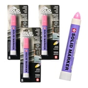 Sakura Solid Paint Markers - Permanent Marker Paint Pens - Window, Wood, Glass Marker - Fluorescent Pink Paint - 3 Pack