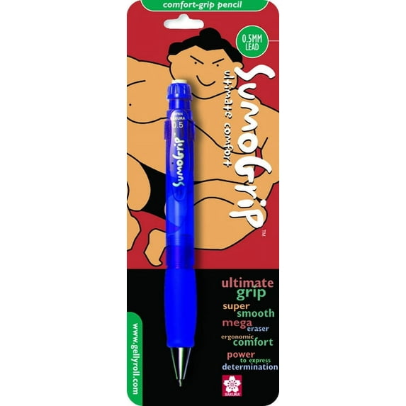 Sakura Sumo Grip Pencil, .5mm, Clear Blue