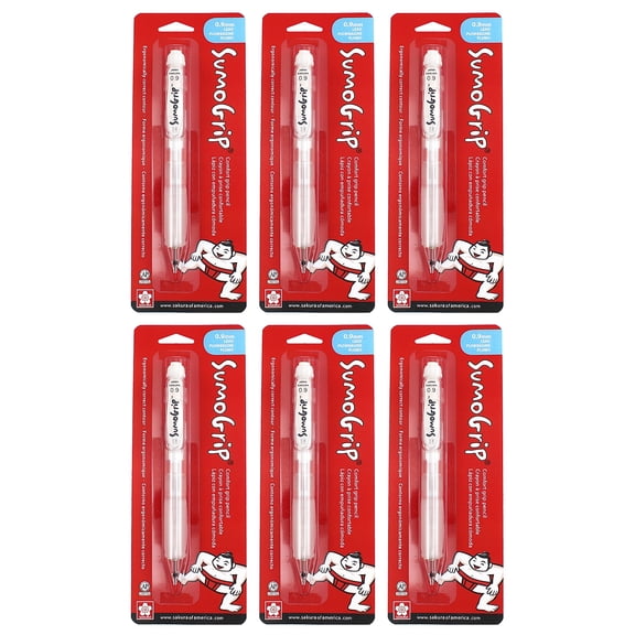 Sakura SumoGrip Pen Liquid Ink Multicolor Ink 6/Bundle (SAK50280-6)