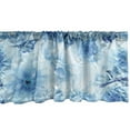 thumbnail image 1 of Sakura Window Valance, Japanese Inspiration Asian Flowers Vintage with Neutral Colors Boho Art, Curtain Valance for Kitchen Bedroom with Rod Pocket, 54" X 18", Lavender Blue Soft Blue, by Ambesonne, 1 of 2
