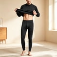 thumbnail image 1 of Sakuulaan Men's Thermal Underwear Set, Winter Warm Top and Bottom with Fleece Lined, 1 of 6
