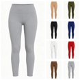 thumbnail image 1 of Sakuulaan Plus Size Thermal Leggings for Women Winter Warm Soft Pants High Waist Bottom Soft Casual Yoga Trousers, 1 of 9