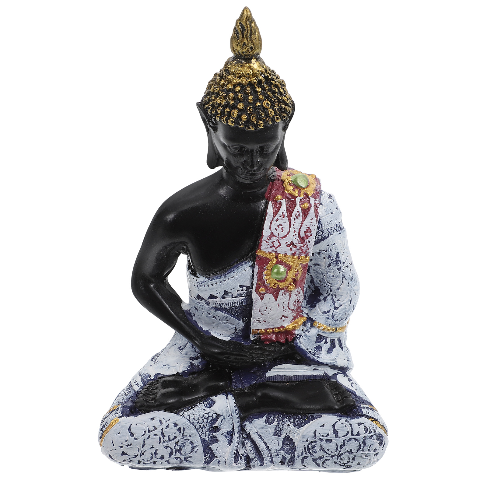 Sakyamuni Statue Ornaments Resin Monk Figurine Buddhism Statue