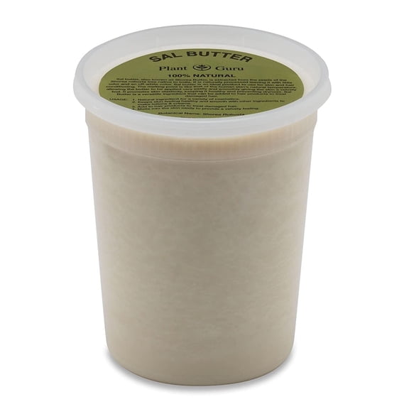 Sal Butter Shorea Seed Natural 100% Pure Raw Cold Pressed Skin Body Care (32 oz.)
