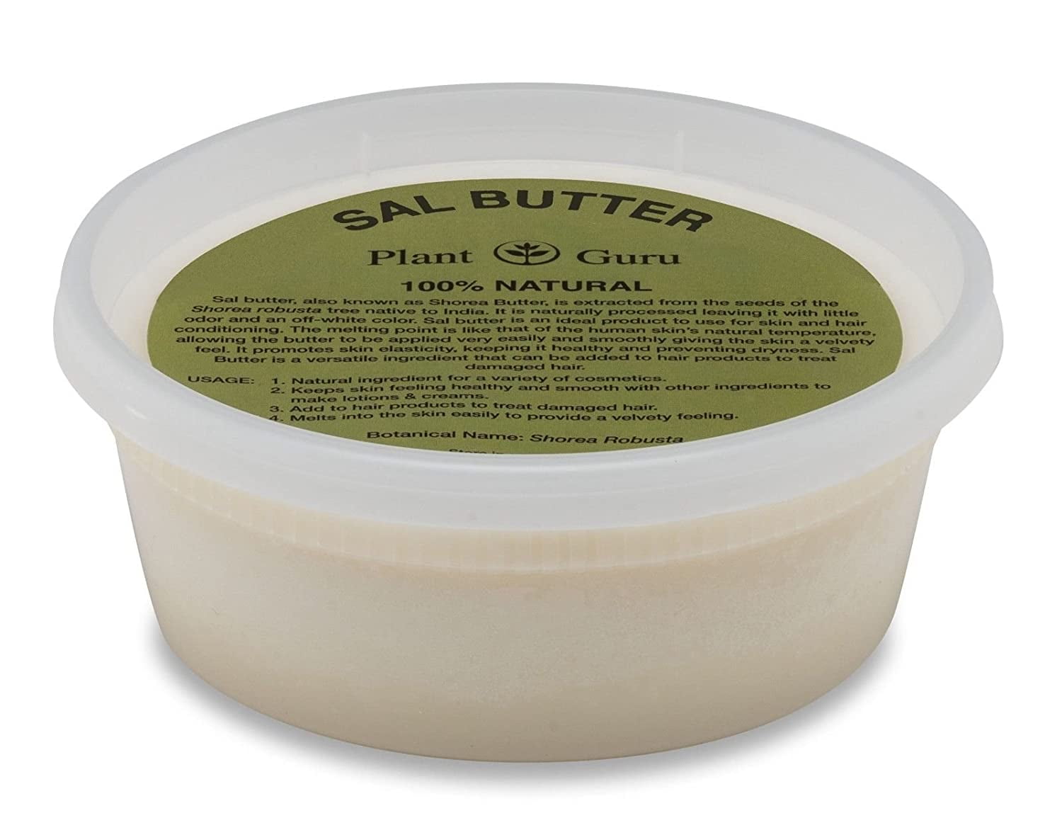 Sal Butter Shorea Seed Natural 100% Pure Raw Cold Pressed Skin Body ...