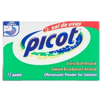 Sal De Uvas Picot an Effervescent Antacid Powder Solution for Heartburn Symptoms, 12 Count