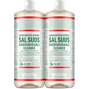 - Sal Suds Biodegradable Cleaner (32oz, 2-Pack) - Concentrated Purpose Cleaning Solution & Mop Soap, For Floors, Laundry & Dishes - Formula Made with -Based Surfactants