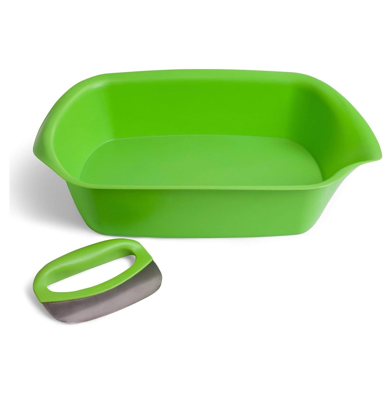 Salad Chopper Set with Mezzaluna Knife and Chopping Tray by Quexis