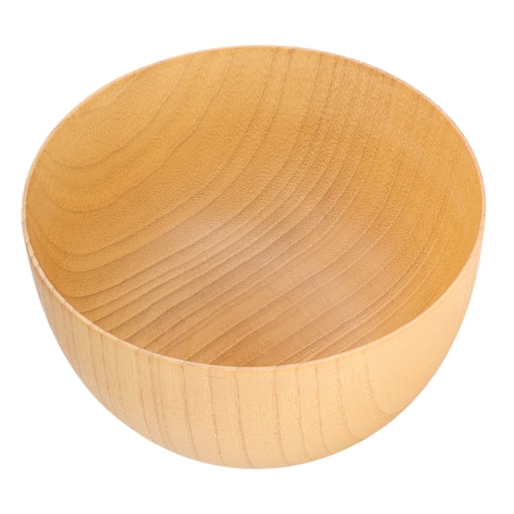 Salad Container, Multifunction Light Color Wooden Bowl For Snacks For Nuts For Appetizers Large Size
