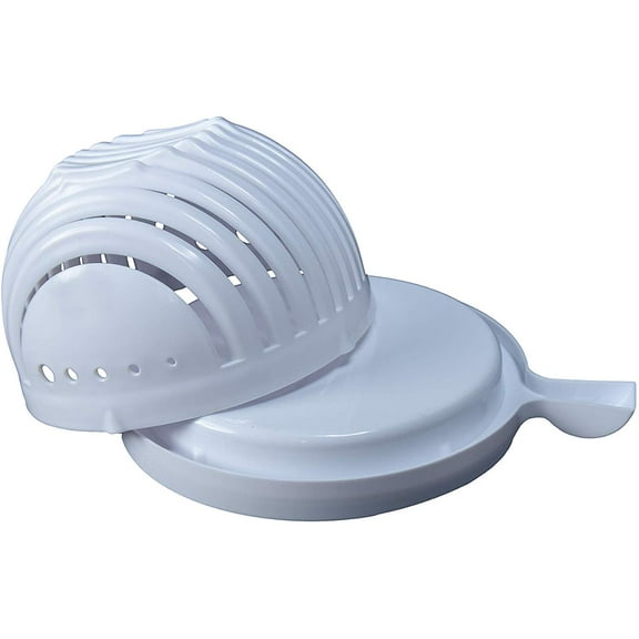 Salad Cutter Bowl - Wave Shape Easy 60 Seconds Salad Maker Kitchen Tools Fruit Vegetable Chopper Cutter Bowl Quick Kitchen Accessories