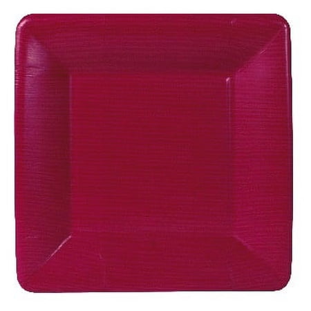 Salad Dessert Paper Plates Square 6016SP Grosgrain Rose 8pk
