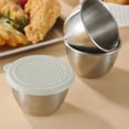 thumbnail image 1 of Salad Dressing Container - Leakproof Stainless Steel, Travel-ready Portion Control, Reusable Sauce Dispenser for Lunch Box and Picnics, 1 of 8