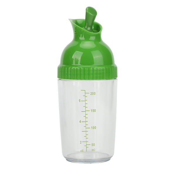 Salad Dressing Container, Salad Dressing Shaker  With Lid For Kitchen Green