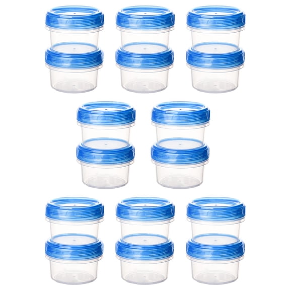Salad Dressing Containers  [16 Pack*2 Oz] Reusable Easy To Open Condiment Sauce Dip Go With Leak-proof Twist Top Lidssafe Forwave Freezer Dishwasher
