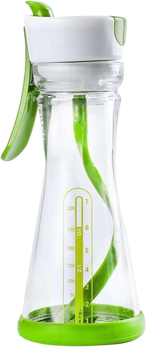 Kolder Salad Dressing Bottle – Glas-Mixerflasche Mit 8 Rezepten – Spülmaschinenfest