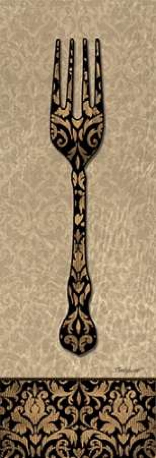Salad Fork Canvas Art - Todd Williams (24 x 48)