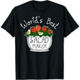 thumbnail image 1 of Salad Healthy Food - Foodie Salad T-ShirtMen's and women's gift, black and white T-shirt, size: Extra large S-4XL, 1 of 4