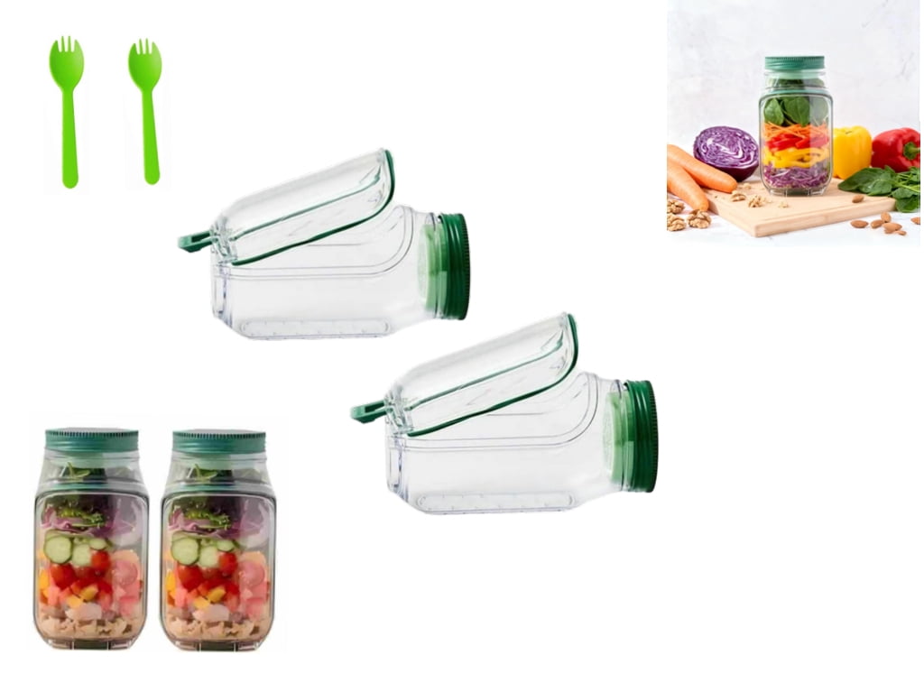 Testing Out The Salad Pod, Which Is A Unique Gadget For Taking Salads On The Go