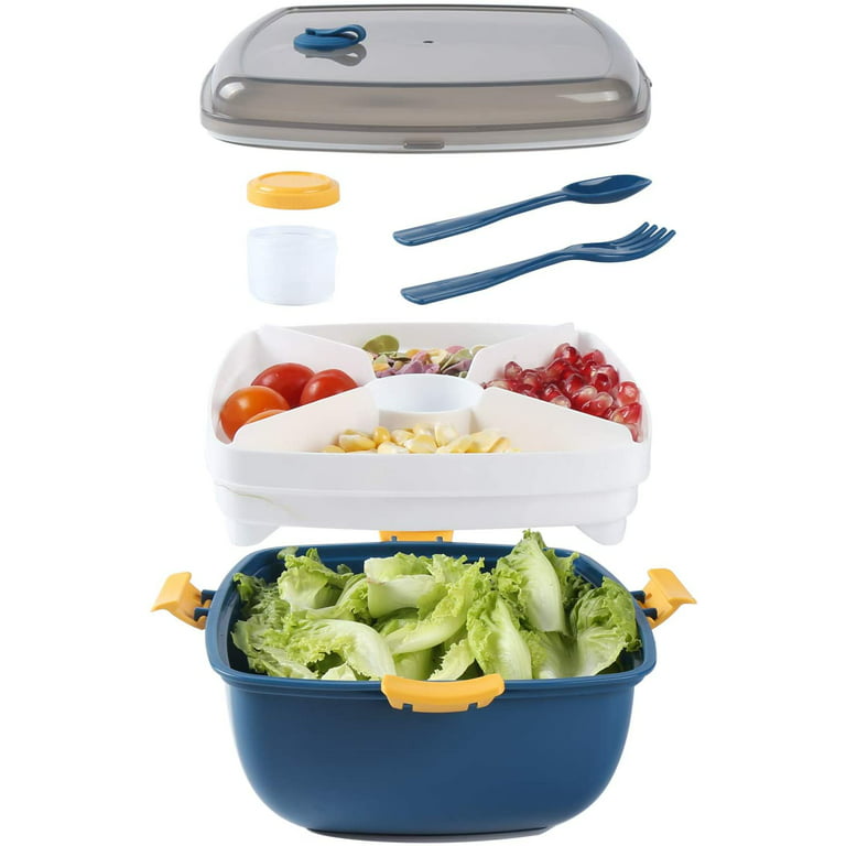 Lunch Container Box, Dressings Container, Salad Bowls, Salad Go