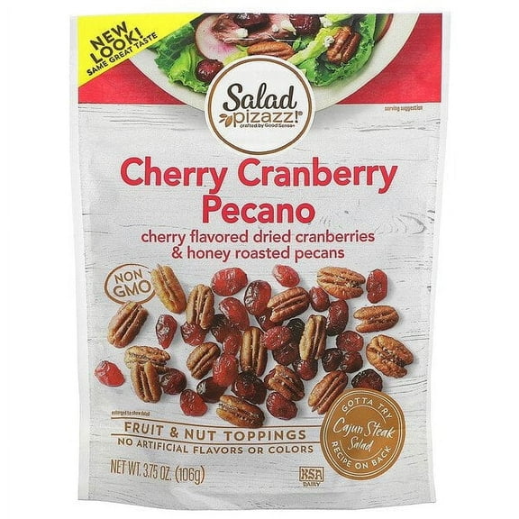 Salad Pizazz!, Fruit & Nut Toppings, Cherry Cranberry Pecano, 3.75 oz Pack of 2