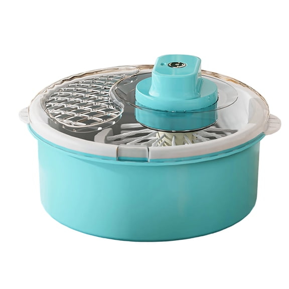 Salad Spinner and Produce Washer, Electric Multifunctional Vegetable Dryer, Stable Non-Slip Base, Premium Kitchen Gadget for Cleaning Fresh Fruits and Veggies