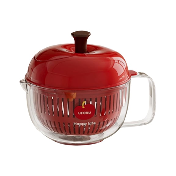 Salad Spinner, Vegetable Drying Basket, Fruit Dewatering Colander, Small Salad Spinner Bowl, Kitchen Produce Strainer, Fruit Washing Bowl, Food Draining Container, Manual Salad Dryer