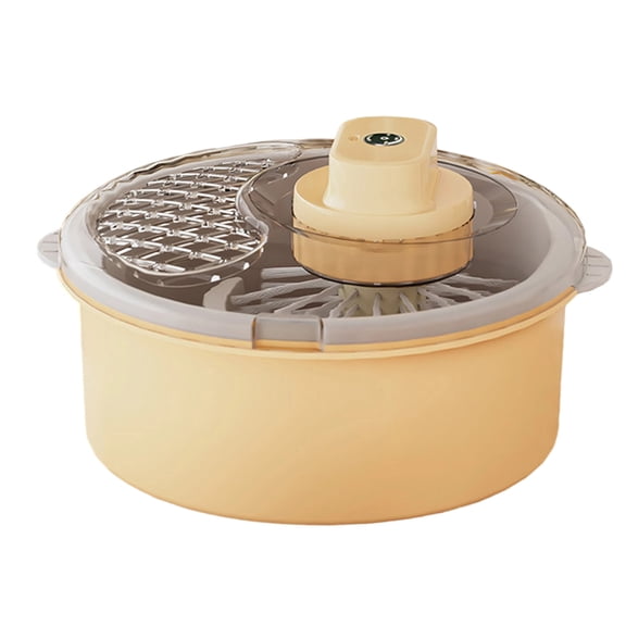 Salad Spinner and Produce Washer, Electric Lettuce Spinner 2026 New Model, Anti-Slip Bottom, Efficient Cleaning & Drying Tool for Fresh Produce