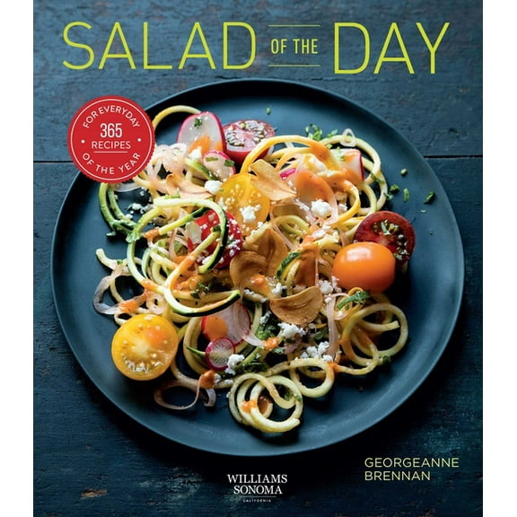 Salad of the Day (Healthy Eating, Recipe a Day, Housewarming Gift): 365 Recipes for Every Day of the Year, (Paperback)