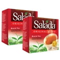 thumbnail image 1 of Salada Black Tea Blended Bold Strong Black Tea with 100 Individually Wrapped Tea Bags Per Box (Pack of 2) Contains Caffeine Brew Hot Naturally Flavored Rich in Antioxidants Original Blend Tea, 1 of 10