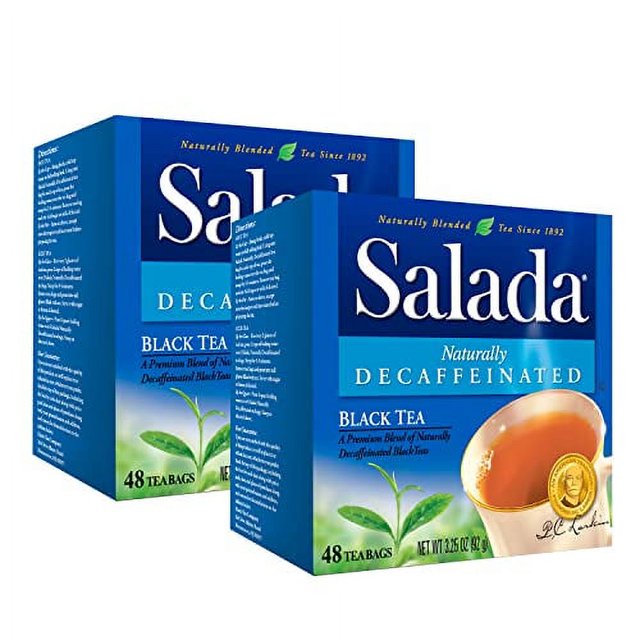 Salada Naturally Decaffeinated Black Tea Blended Strong Black Tea with