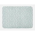 thumbnail image 1 of Salamander Bath Mat, Cartoon Style Continuous Interpretations of Wild Reptiles Repeated, Plush Bathroom Decor Mat with Non Slip Backing, 29.5" X 17.5", Pale Blue and White, by Ambesonne, 1 of 2