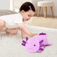 thumbnail image 1 of Salamander Plush Pillow Toy - Adorable Stuffed Animal, Super Soft & Cuddly, Gift for Kids, Collectors, Room Decor Purple, 1 of 3