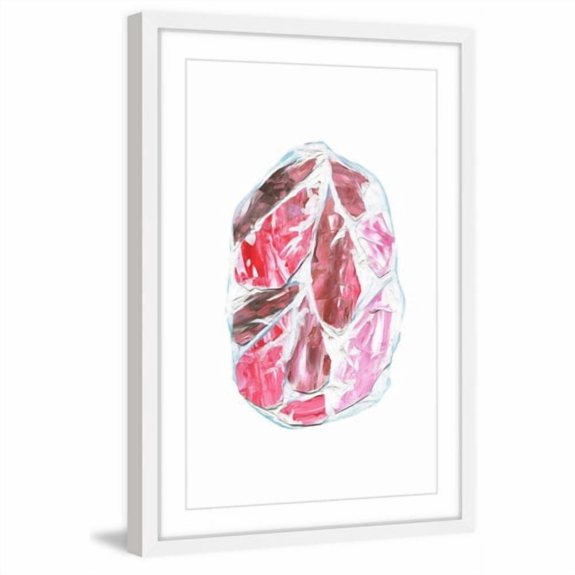 "Salami Cuts" Framed Painting Art Print