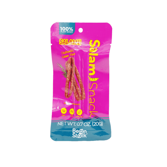 BeanStalk Brands Vegan Salami Sticks - Case of 12 Packs