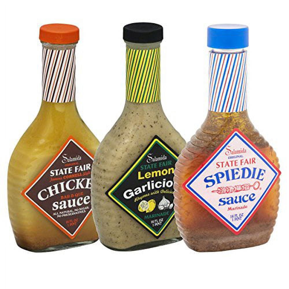 Salamida State Fair 16 Oz Marinades Chicken BBQ, Lemon Garlicious