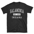 thumbnail image 1 of Salamonia Indiana Classic Established Men's Cotton T-Shirt, 1 of 1