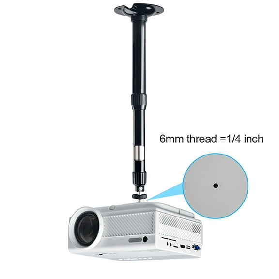 Salange 11.81-23.62 inch Universal Extending Ceiling Projector Mount Projector Wall Mount Bracket Ceiling Projector Stand, Maximum Load 6.6Ibs