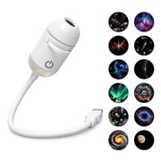 Salange 2-in-1 USB Projector Night Light,Adjustable Brightness with 12 Sliding Films, Adjustable Brightness,360  Rotating Design for Decoration