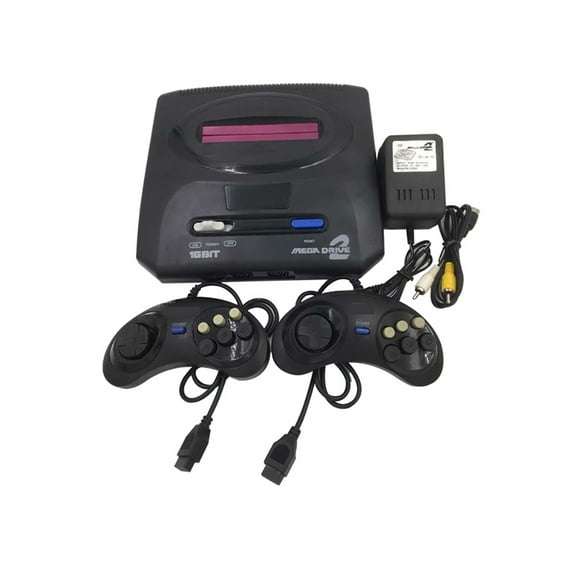 Salange Home Game Console Nostalgic 16-bit Old-fashioned Plug-in MD Game Console with Matching Controller and AV Cables