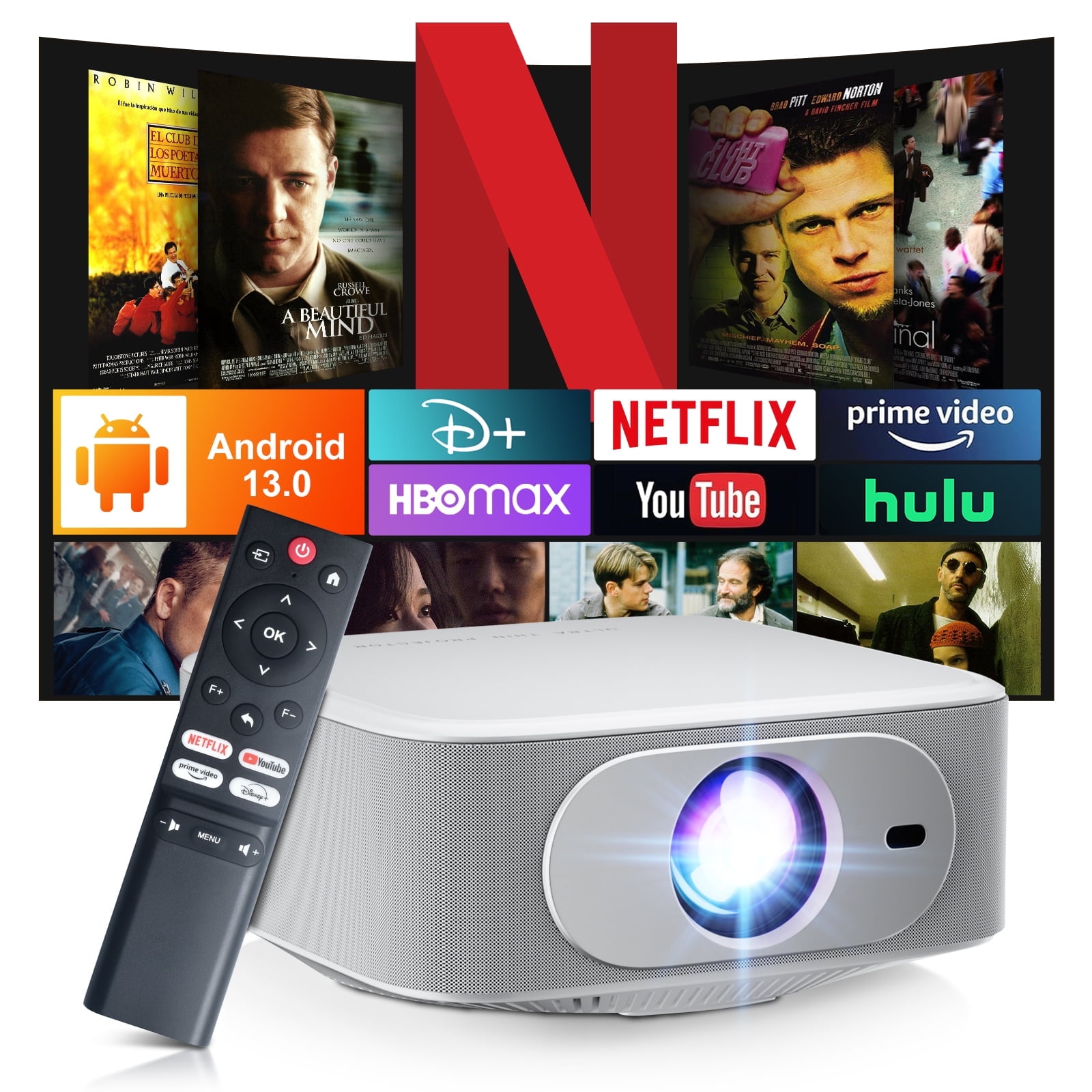 Salange LCD Full HD 1080p Support 4K 15000 LM Home Theater Salange LCD Full HD 1080p Support 4K 15000 LM Home Theater