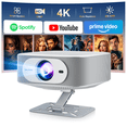 thumbnail image 1 of Salange LCD Full HD Native 1080p Portable Movie Projector with Stand, 1 of 7