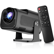 Salange Mini Projector with Wifi 6 and Bluetooth, 1080P Full HD with 4K Supported,Auto Keystone for Home Theater & Camping,Black